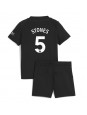 Billige Manchester City John Stones #5 Bortedraktsett Barn 2025-26 Kortermet (+ Korte bukser)